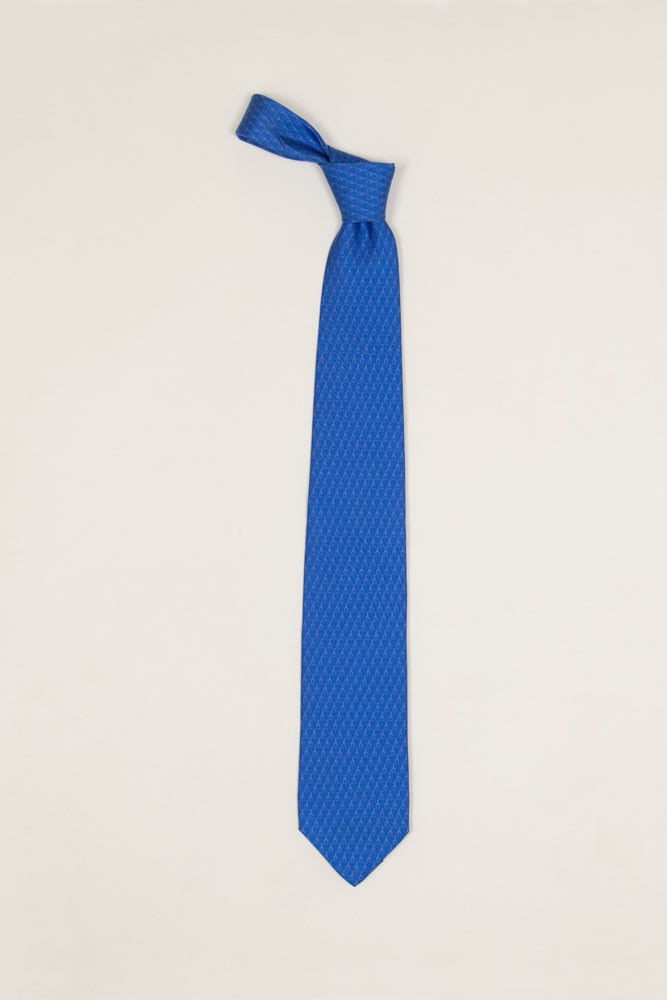 Cravatta 100% Seta | Logo Blu Reale