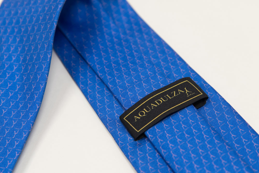 Cravatta 100% Seta | Logo Blu Reale