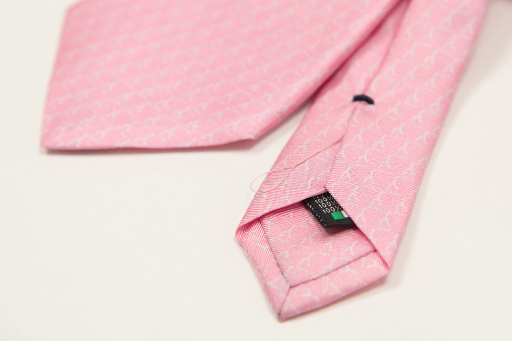 Cravatta 100% Seta | Logo Rosa