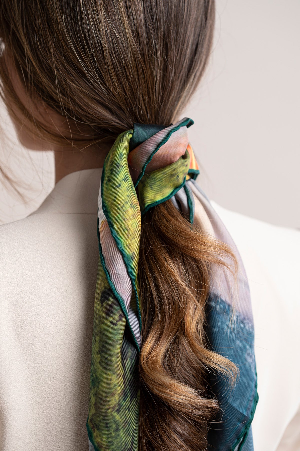 foulard seta stoffa como elegante Aquadulza