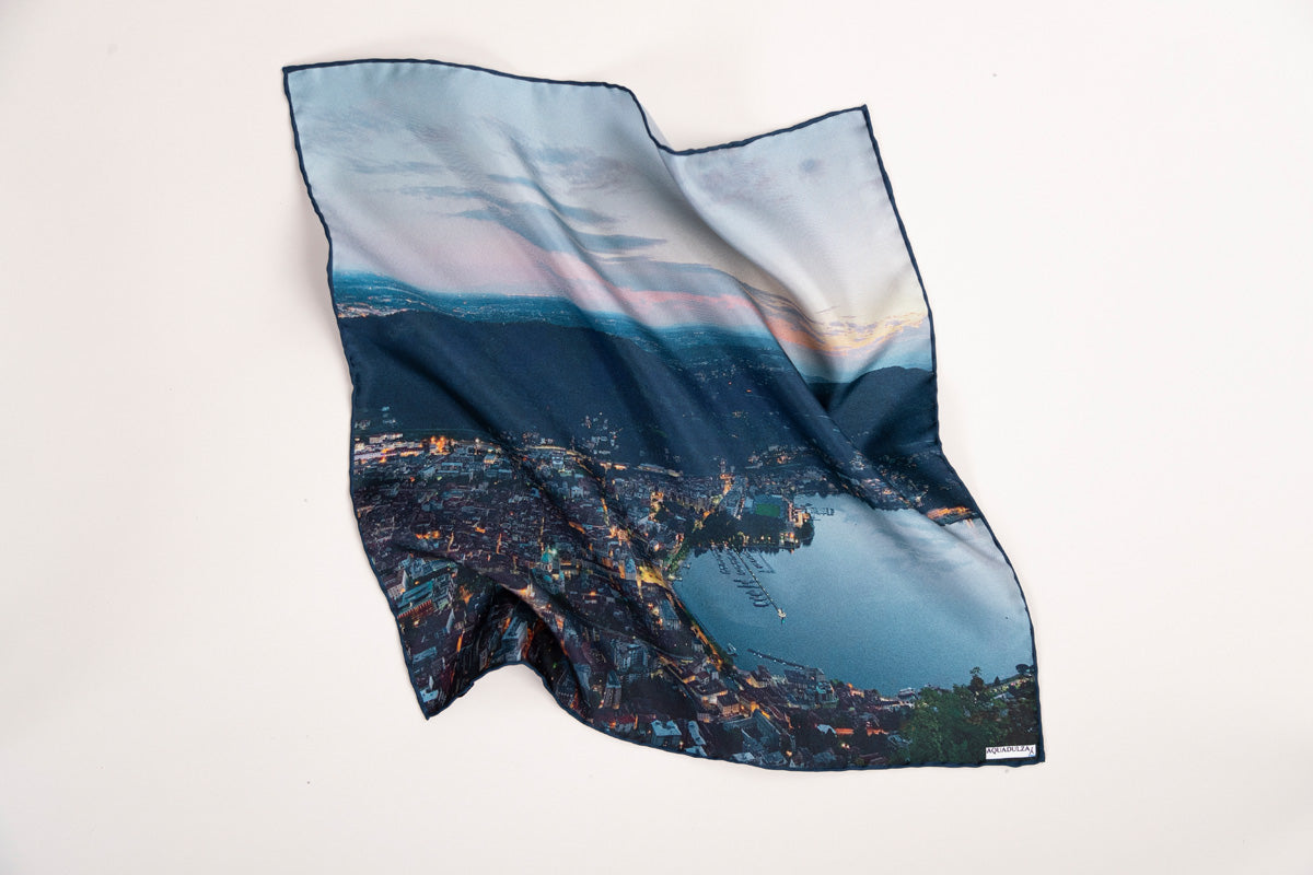 foulard seta tessuti personalizzati Aquadulza Experience